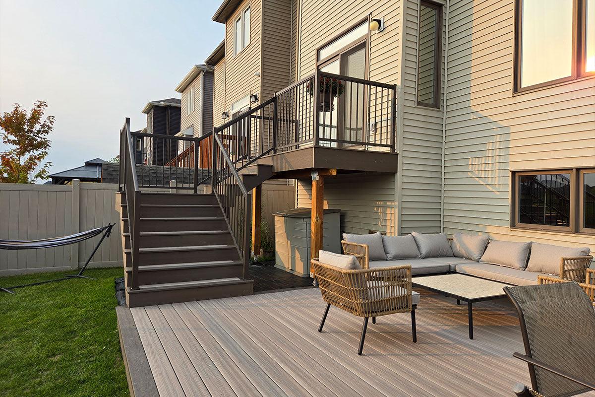 Multi-Level Composite Deck