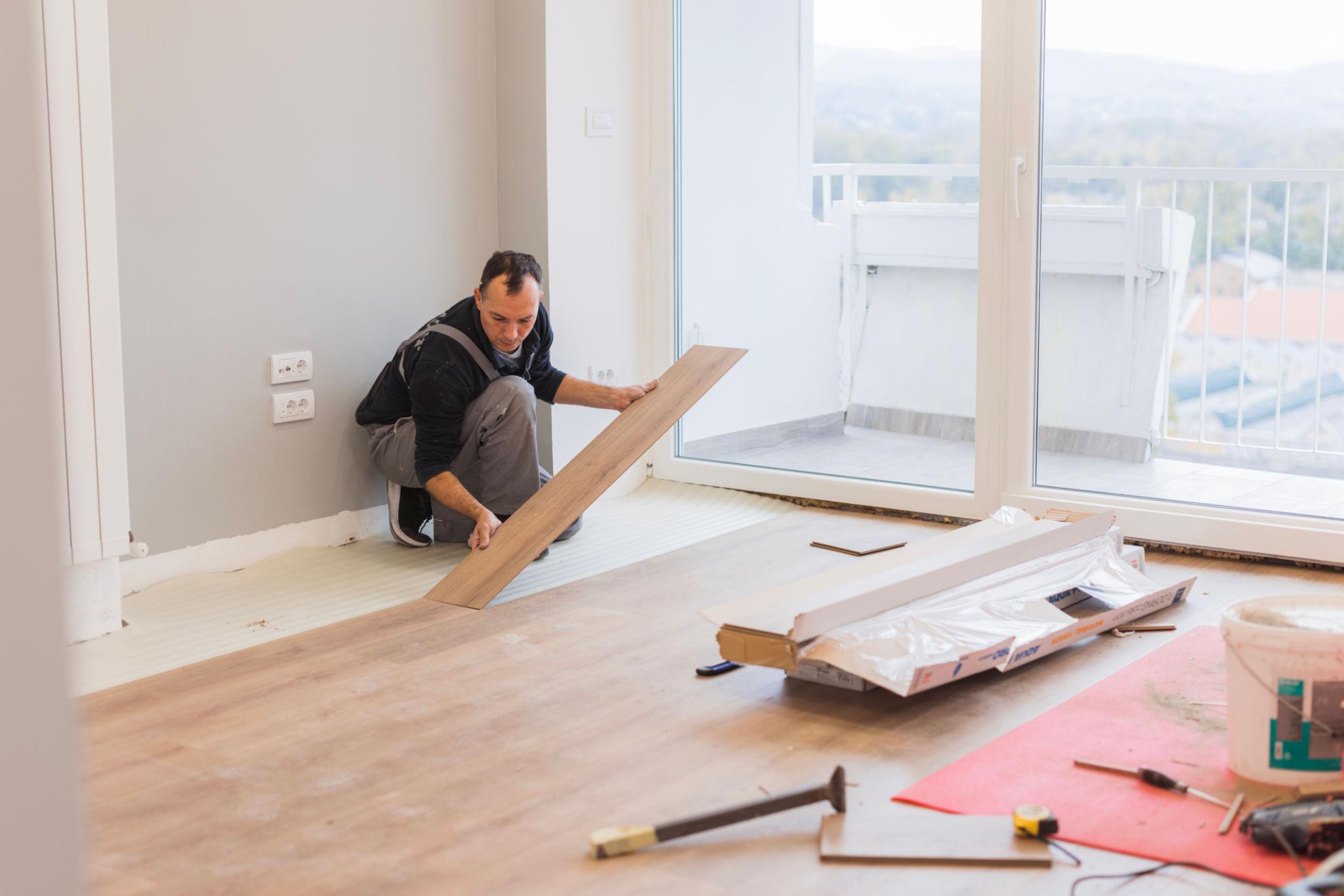 Wide-Plank Hardwood Flooring