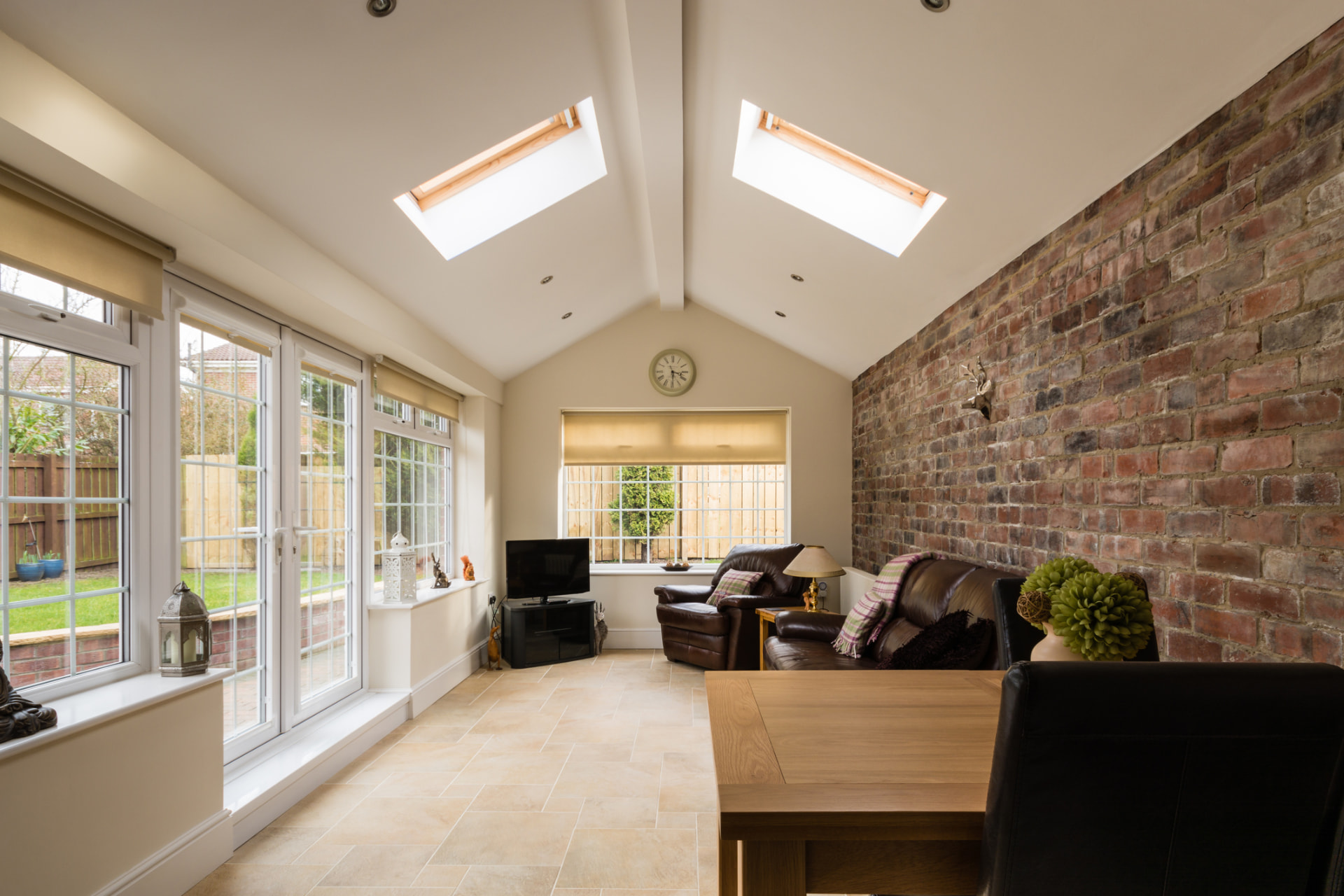 Vaulted sunroom home addition in Miami Beach, FL